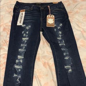 Ankle length jeans